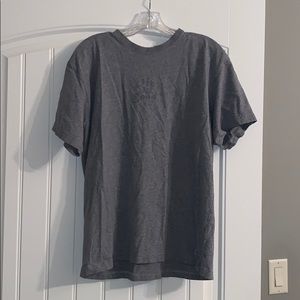 Grey Life Is Good Oversized T-Shirt